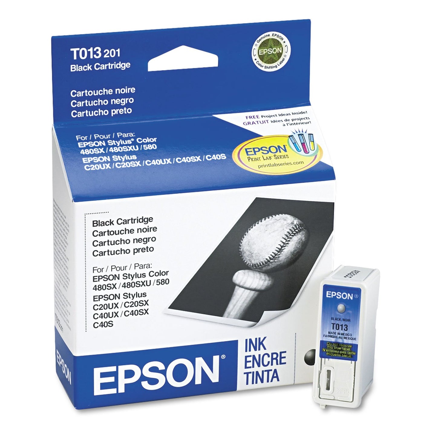 Epson® Stylus T013201 T014201 Ink Cartridge
