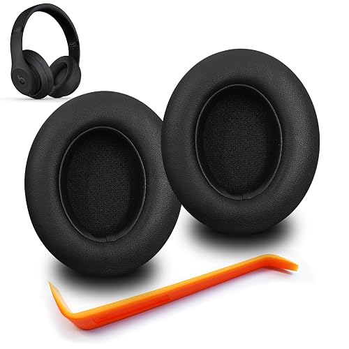 Studio 3 Ear Pads - Replacement Earpads for Beats Studio3 & Studio 2 Headphones (Black)