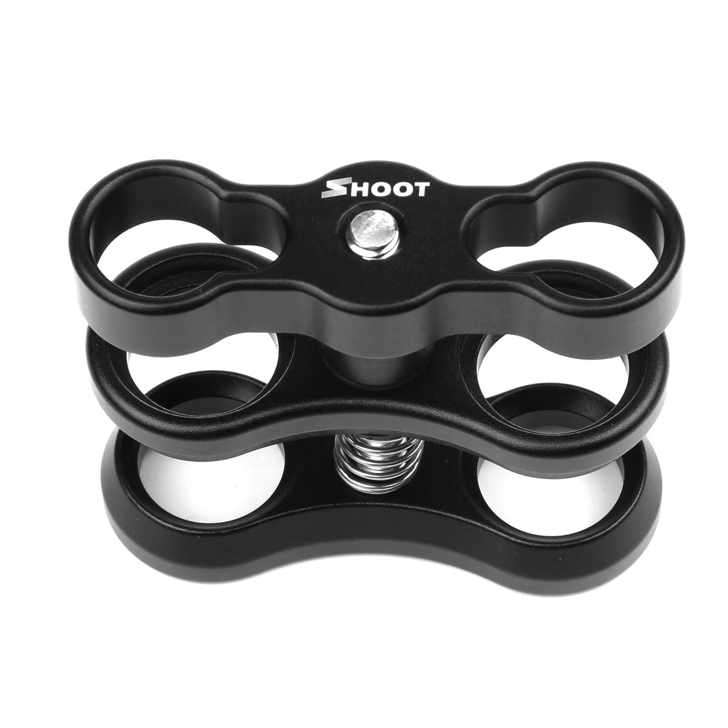 D&F 1'' inch Aluminum Standard Ball Mount Clamp for Underwater Light Arm System