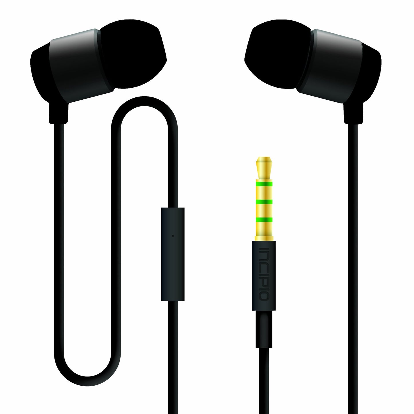 Incipio NX-310 F90 Hi Fi Stereo Earbuds - Black/Silver