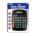 BAZIC Products Desktop Calculator 8-Digit with Adjustable Tilt Display, Big Buttons for Easy Input, Standard Basic Calculator for Home, Office