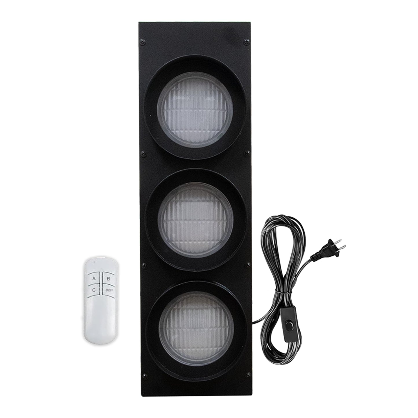 Signaworks Decorative LED Traffic Light Wall Mount Lamp with Switch & Remote Control for Kids Room, Man Cave, Bar, Office, Garage, Fun Room, Pub