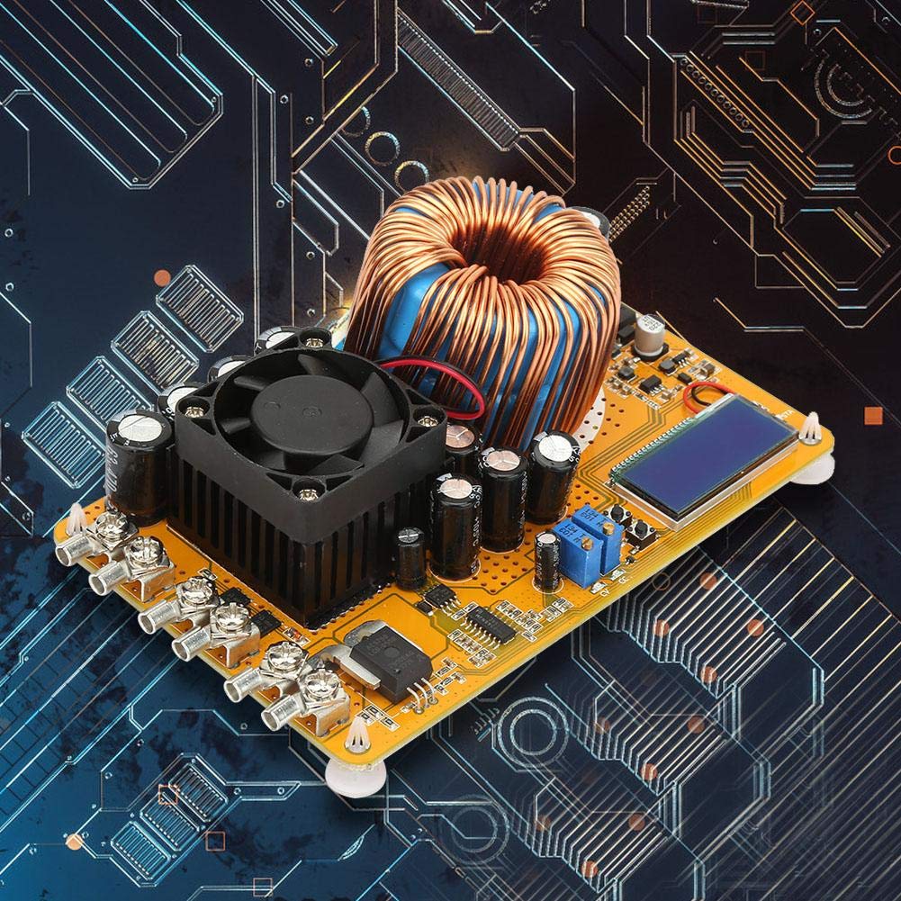 Adjustable Set Down Module, 8-40V to 0-32V Adjustable DC Converter Step-Down Power Supply Module, 130x80mm Buck Module