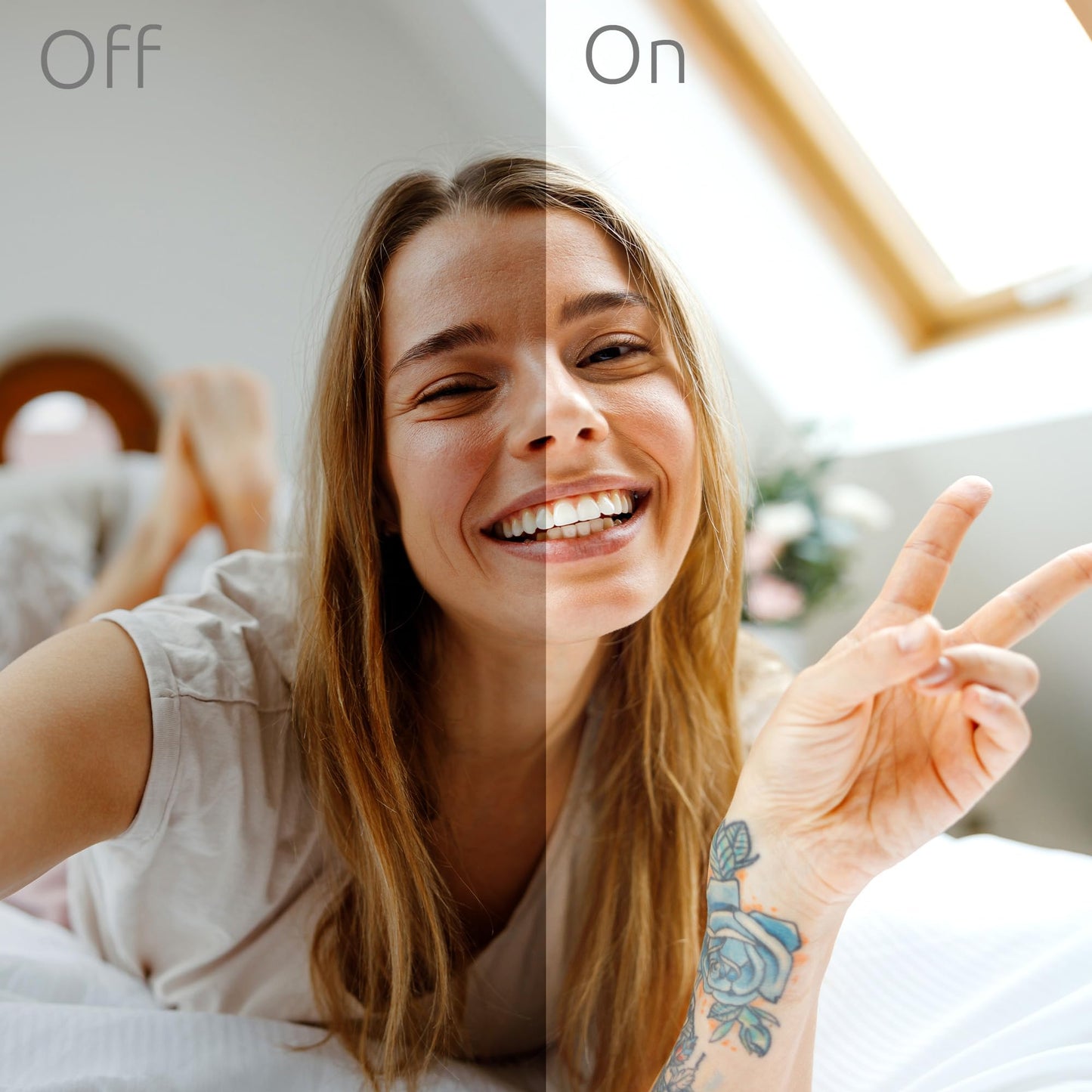 Windy City Novelties Rechargeable LED Selfie Ring Light - Clip-On 3.5” Phone Light for iPhone, Android & Laptops - USB Charging, Adjustable Brightness