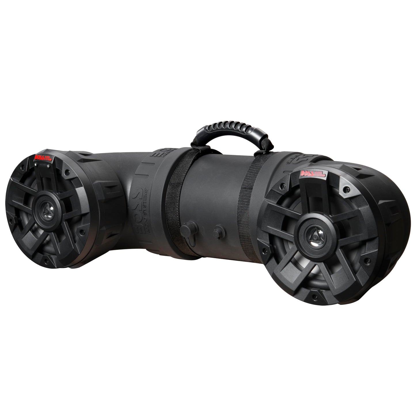 BOSS Audio Systems ATVB6.5R ATV UTV Weatherproof Sound System - 6.5 Inch Speakers, 1 Inch Tweeters, Built-in Amplifier, Bluetooth, Rechargeable