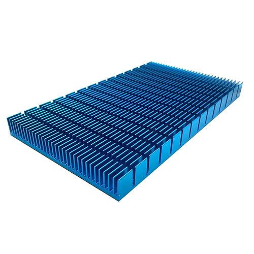 Aluminum Heat Radiator Heatsink Cooling Fan 150x85x12mm Blue Tone