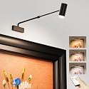 PESUTEN Battery Operated Picture Light, Adjustable Length Wireless Art Light for Paintings CCT Dimmable Rechargeable Picture Light with Remote Control