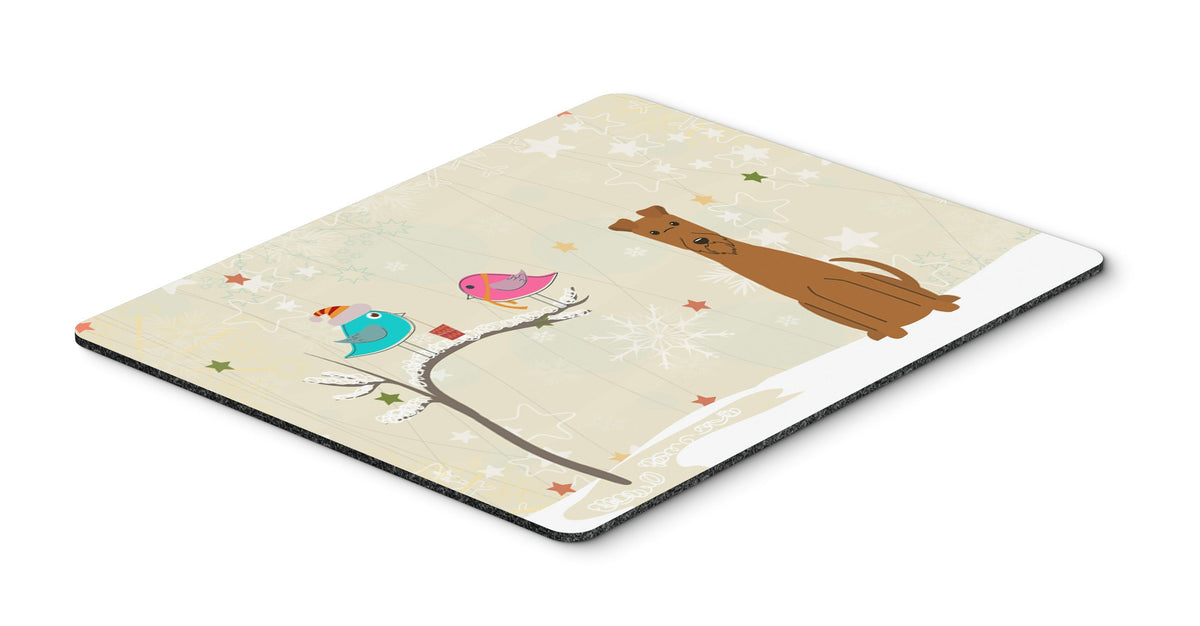 Caroline's Treasures BB2534MP Between Friends Irish Terrier Mouse Pad, Hot Pad or Trivet for Home Office Gaming Working Computers Laptop Mouse