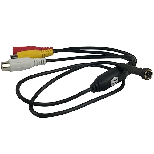 Vanxse® CCTV Mini Security Camera Hd 3.6mm 90degree 1000tvl 6PCS Infrared IR LEDs Night Vision Pipe Snake Inspection Camera Mini CCTV Surveillance