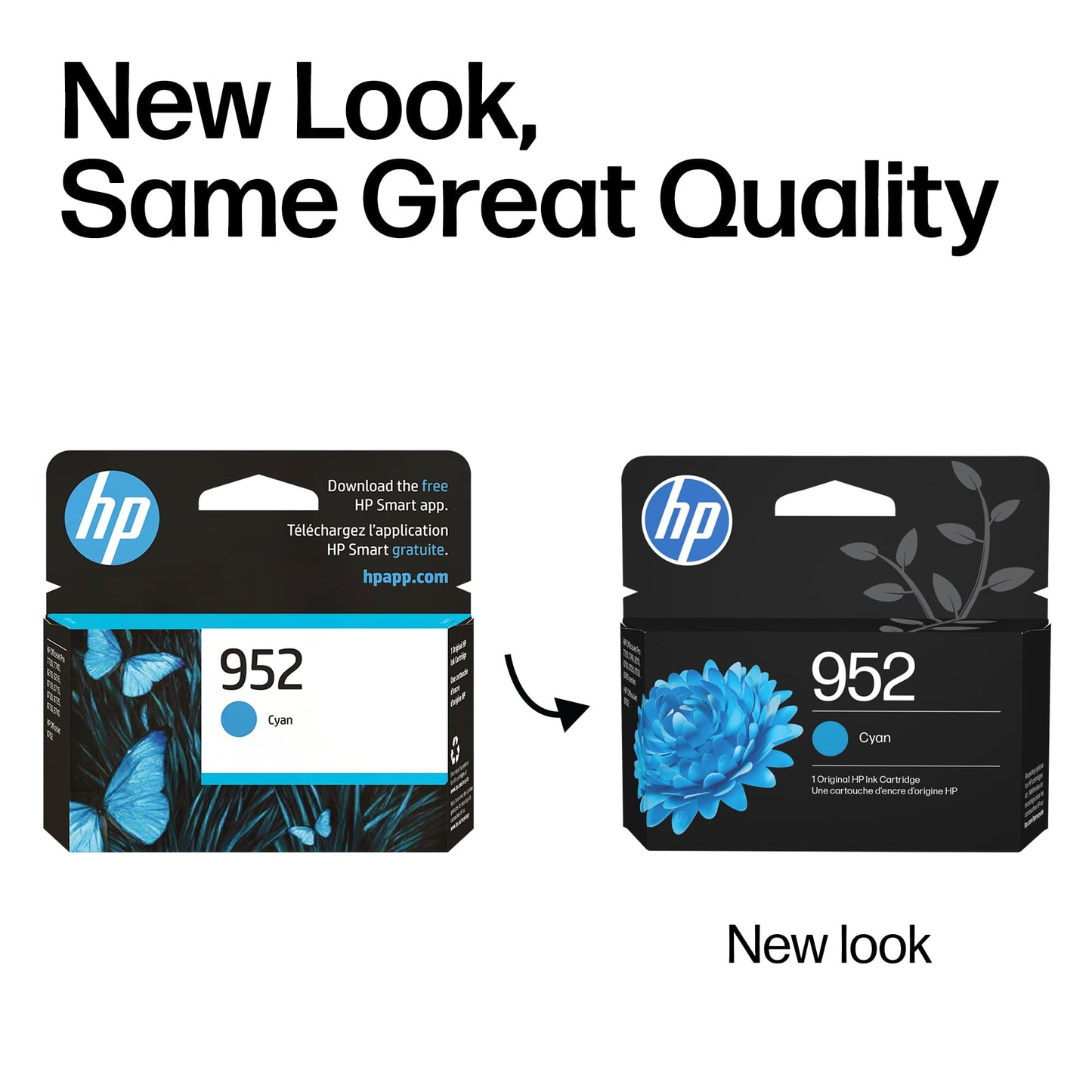 HP 952 Cyan Ink Cartridge | Works with OfficeJet 8702, Pro 7720, 7740, 8210, 8710, 8720, 8730, 8740 Series | L0S49AN