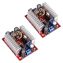 XIITIA 2pcs DC 400W 15A Step-up Boost Converter Constant Current Power Supply LED Driver DC8.5V-50V to DC10V-60V Voltage Charger Step Up Module…