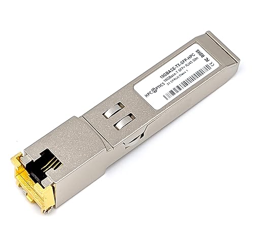 HPC Optics Compatible with Extreme 10GBASE-T Copper SFP+ Transceiver | 10G TX RJ-45 30m SFP-10G-TX-EXT