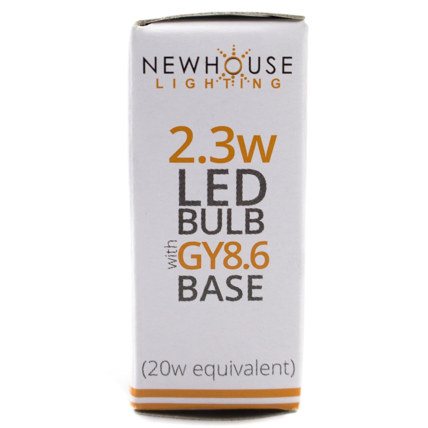 Newhouse Lighting 2.3W (20W Equiv.) GY8.6 LED Bulb Halogen Replacement Lights, 120V, 3000K, 200 Lumens, 4-Pack