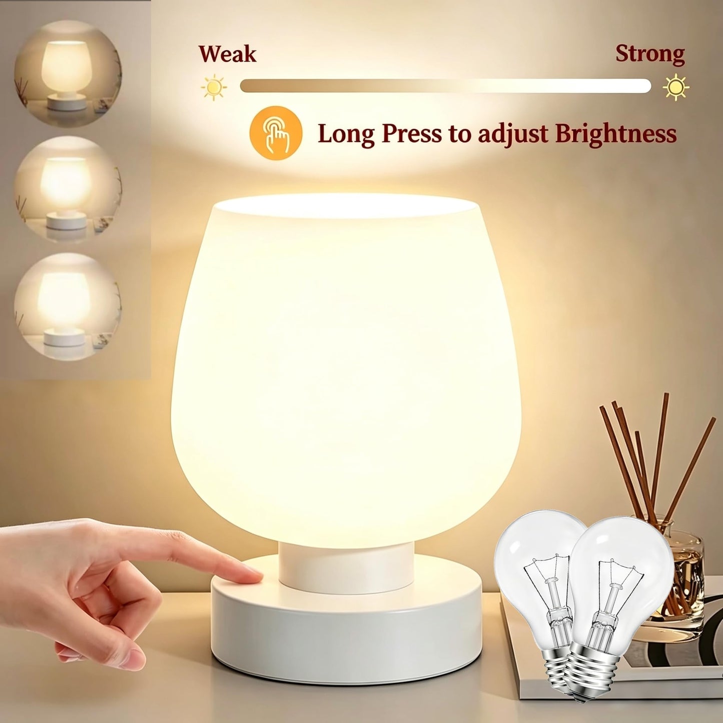 IWOPAN 75Watt Incandescent Light Bulbs, Dimmable, 75W Equivalent, A19 Light Bulbs, E26 Base, for Ceiling Fan Light, Pendant Light, Table Lamp 12PACK
