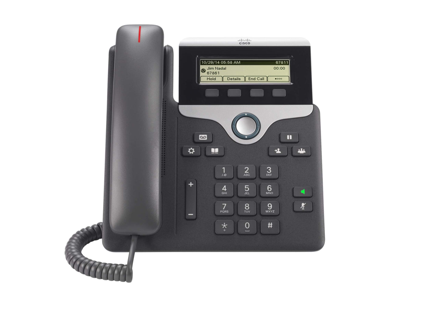 Cisco IP Phone 7811 with Multi-Platform Phone Firmware, 3.2-inch Grayscale Display, Class 1 PoE, Supports 1 Line (CP-7811-3PW-NA-K9=)