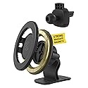 Scosche MagicMount Select MagSafe Car Mount for iPhone, Strong Magnetic Phone Holder for Car Magnet Phone Mount with 360° Rotation for Dashboard/Vent