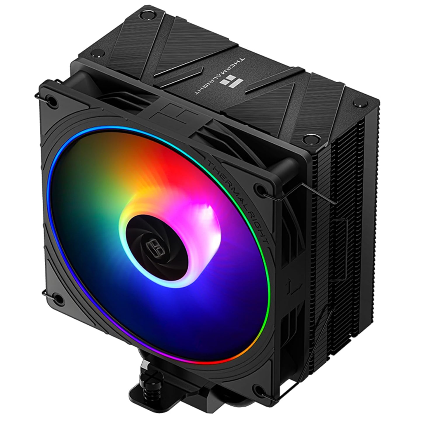Thermalright Assassin Spirit 120 EVO Black CPU Cooler, 120mm PWM Quiet ARGB Fan, AGHP 4th Technology, Supports Intel LGA1700/1150/1151/1200, AMD AM4