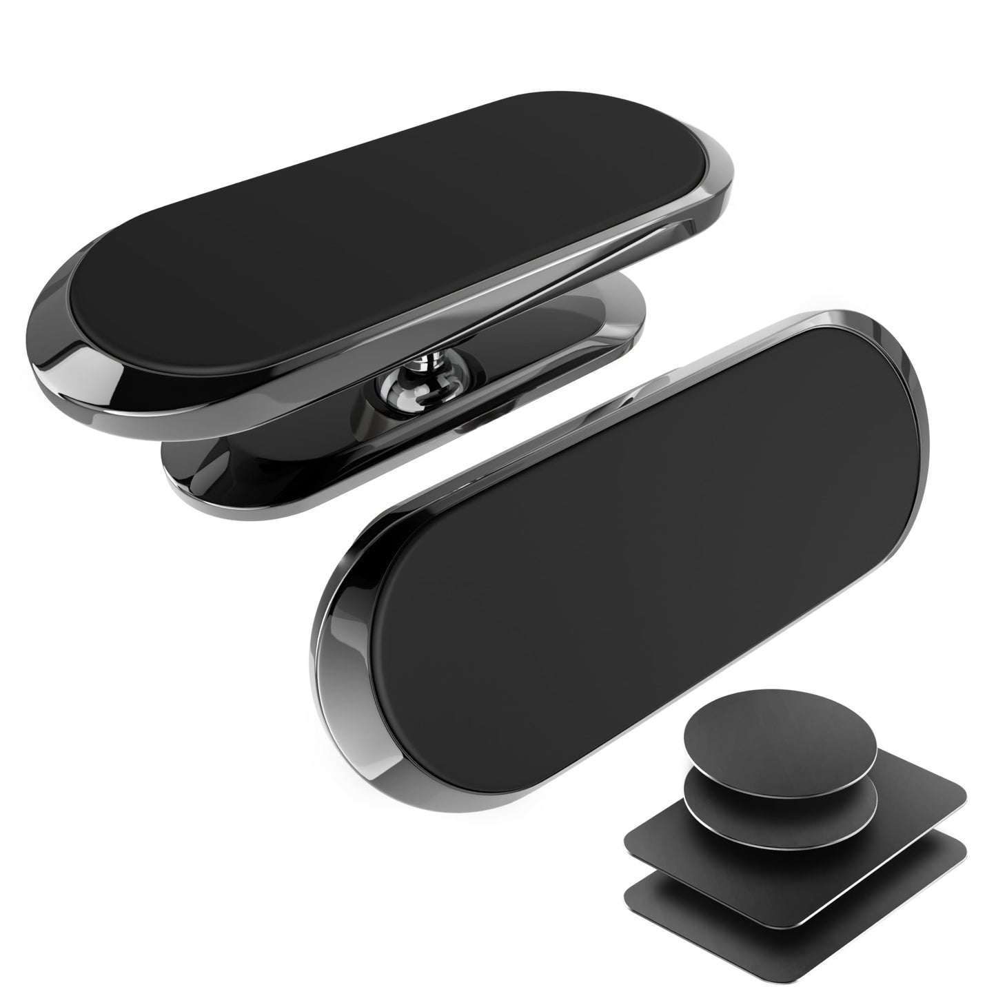 TT&C 2-Pack Magnetic Phone Mount for Car Dashboard - Super Strong N52 Cell Phone Holder (High-Bond Adhesive) - Compatible with Samsung Galaxy S25 S24