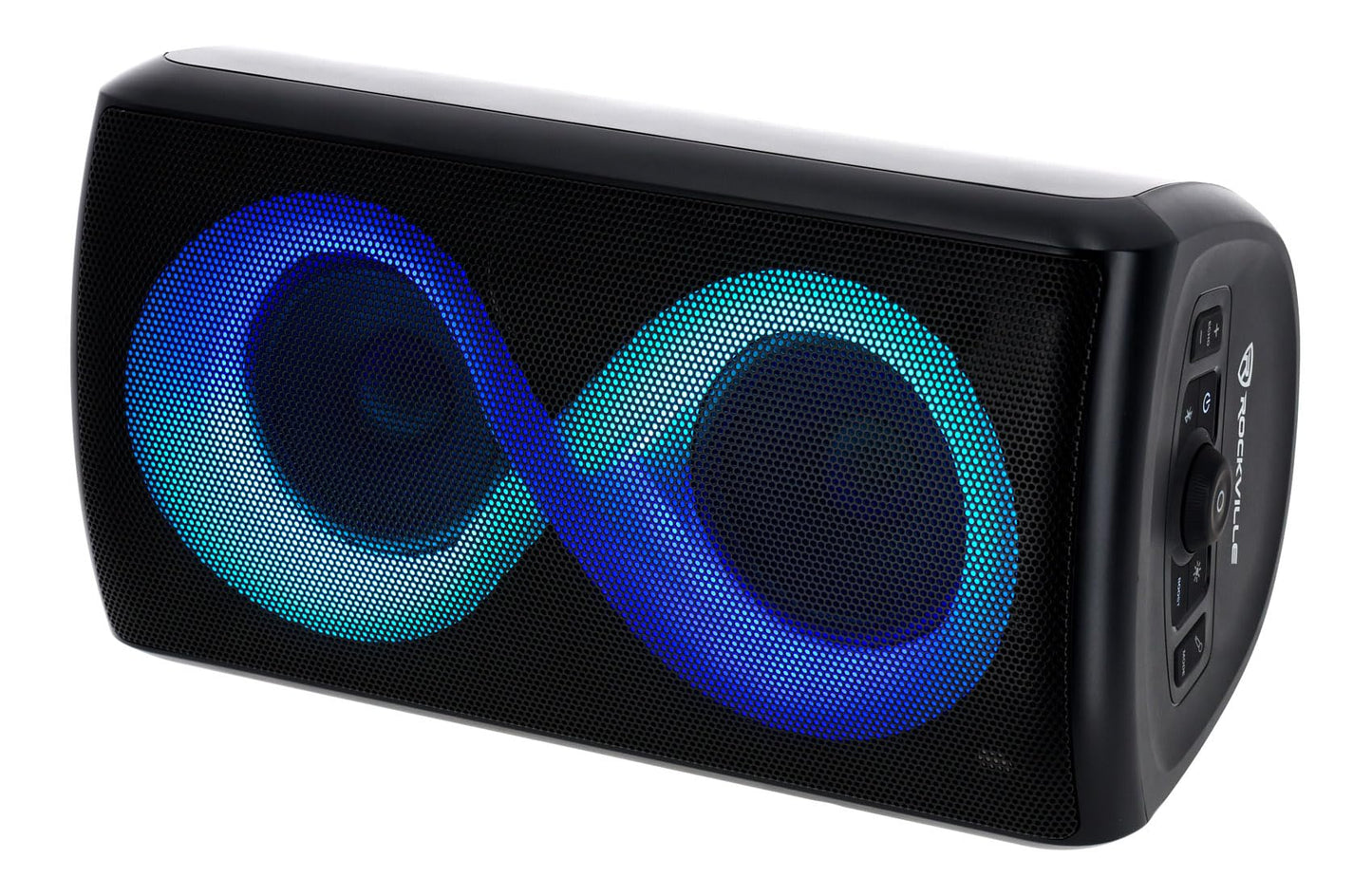Rockville Elite Party 5 1200w Bluetooth LED Party Speaker, Extremely Loud, Bass Boost, Portable, Wireless Linking, 1 Hour Fast Charging