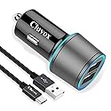 Rapid USB C Car Charger, Compatible for Samsung Galaxy S26/S25 Plus/Ultra/S24/S23/S22/S21/Note 20/10/S20/S10+/S9/A56/A36/A50/A70, Quick Charge 3.0