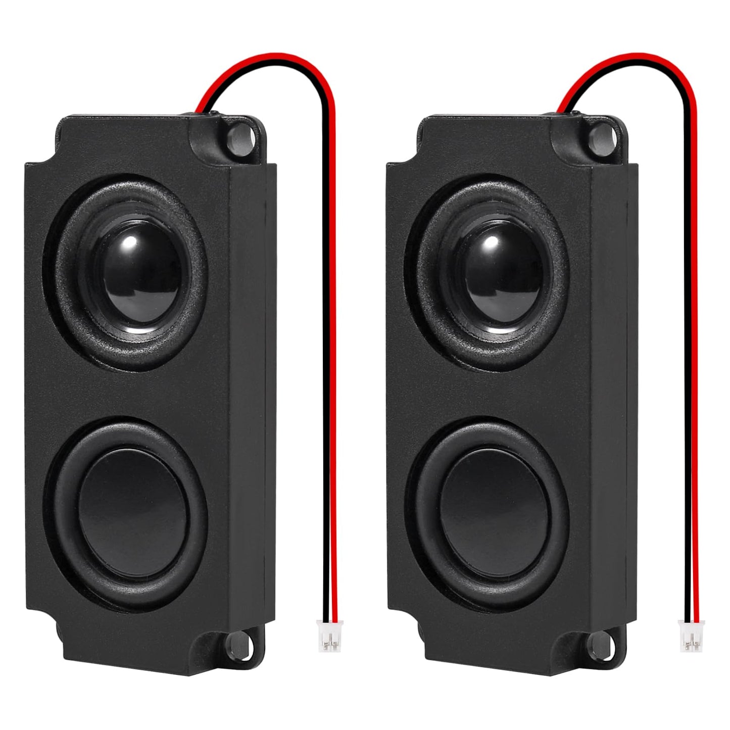 2Pcs 5W 8 Ohm Speaker Double Cavity 5 Watt Mini Speaker Full-Range Advertising Machine Loudspeaker 3.3V 5V with JST-PH2.5mm 2 Pin Interface