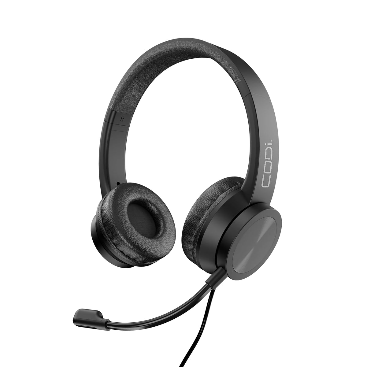 CODi Noise-Cancelling USB-A Headset w/Boom Microphone