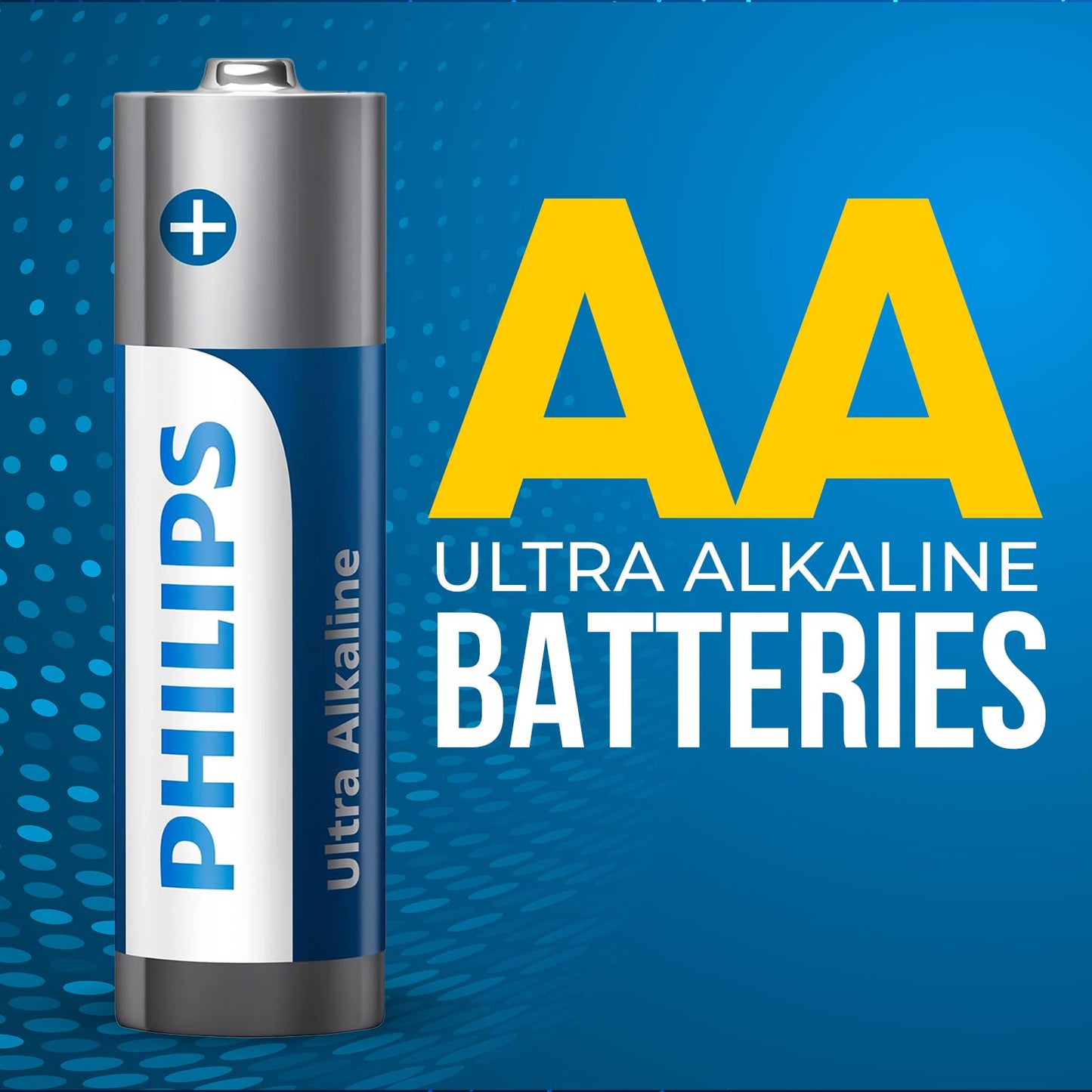 PHILIPS AA Batteries 36 Pack | 1.5v Ultra Alkaline Double A Battery | 132% More Power Then Industry Standard | Long-Lasting | 10-Year Shelf Life…