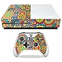 MightySkins Skin Compatible with Microsoft Xbox One S - Flower Wheels | Protective, Durable, and Unique Vinyl Decal wrap Cover | Easy to Apply