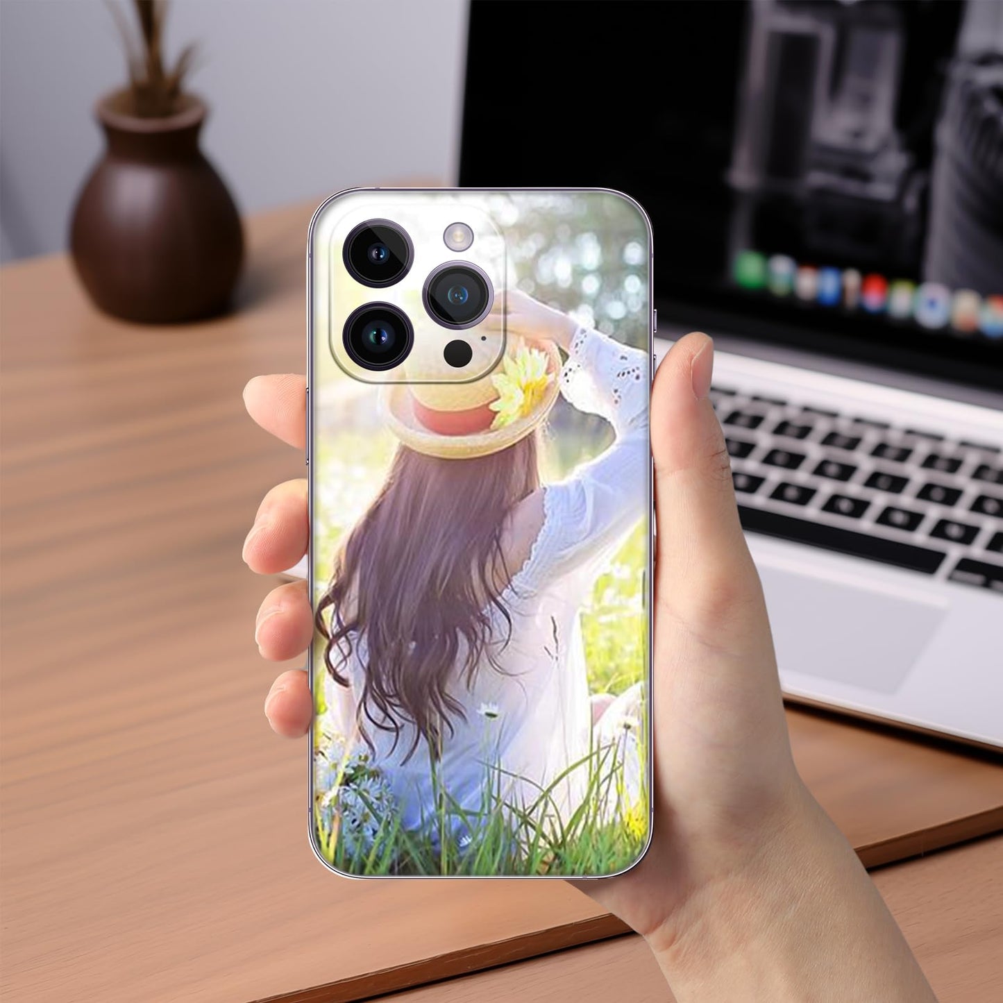 SHOISOWO Custom Photo Cases for iPhone 17 16 15 14 13 12 11 Pro/Pro Max/Plus/Air/Mini - Made in USA, Custom Design, Shockproof Protection, Express