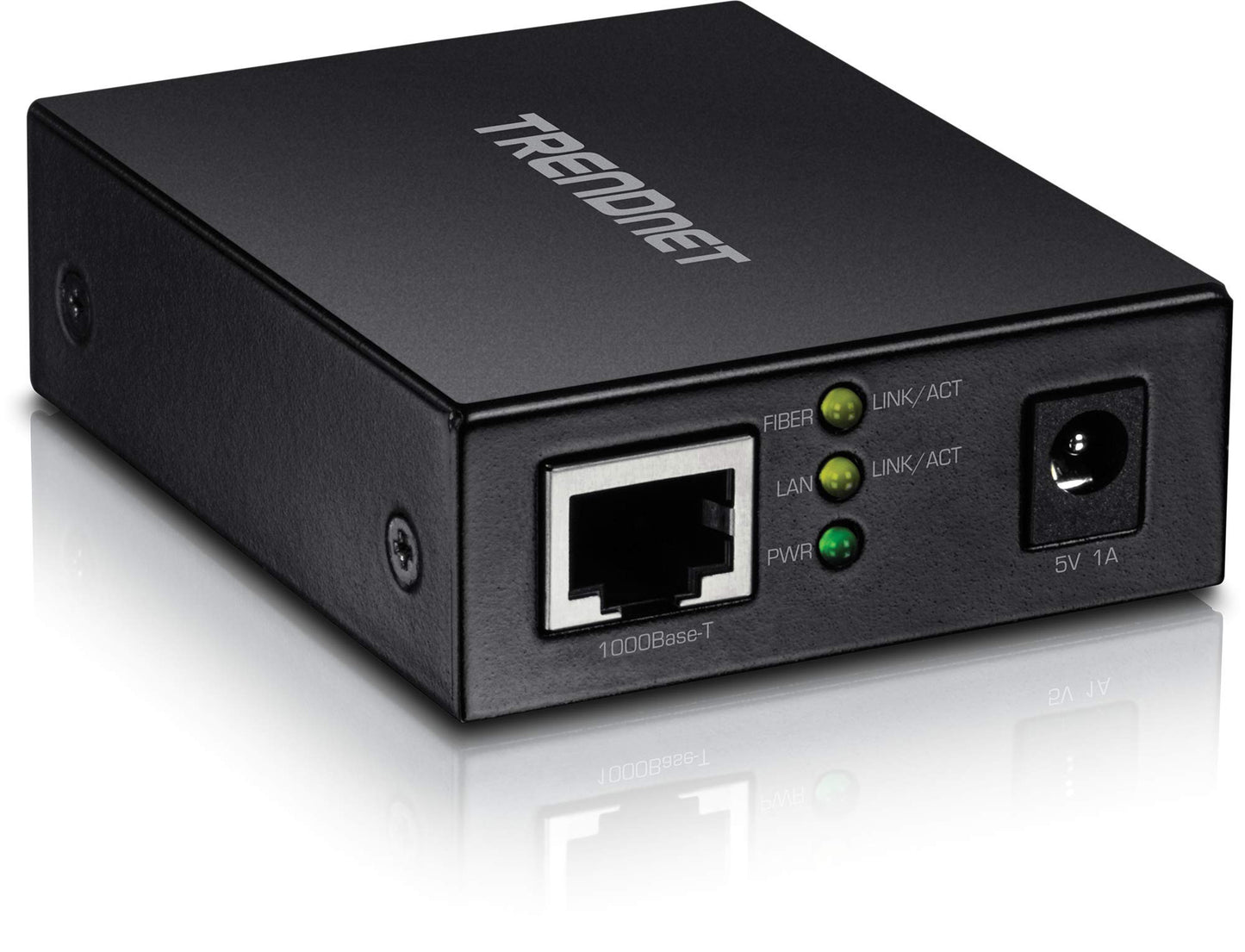 TRENDnet 1000Base-T to SFP Fiber Media Converter, Compact Design, 1000Base-T RJ-45 Port, 1000Base-SX/Lx SFP Slot, Mini Gbic, Multimode, Single-Mode