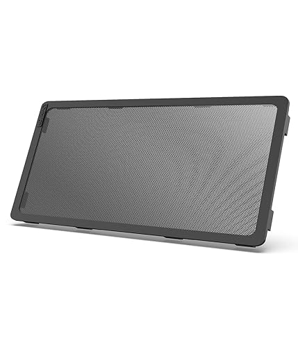ADJNPCY Dust Filter for Synology NAS DS1821+ Dustproof PVC Cover - Black