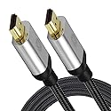 GE 4K HDMI Cable, 6 ft. Premium HDMI 2.0 High Speed 18 Gbps with Ethernet, 4K 60Hz, 1440p 1080p 120Hz, HDR, for HDTV, Streaming, Blu-ray, Gaming, PS4