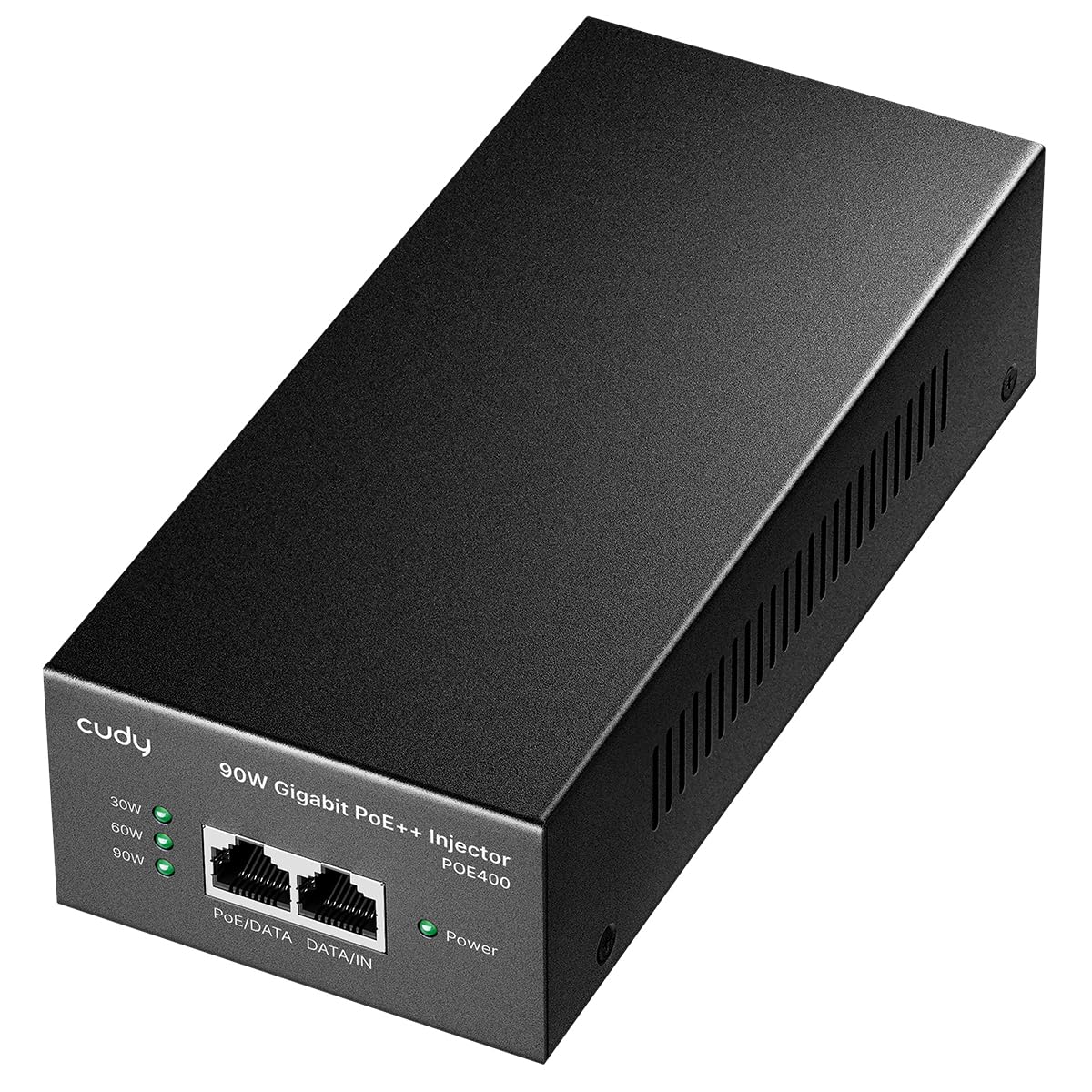 Cudy POE400 90W Gigabit Ultra PoE++ Injector Adapter, IEEE 802.3 bt /802.3at/802.3af Compliant, Up to 90W Ultra Power Supply, 10/100/1000Mbps Shielded