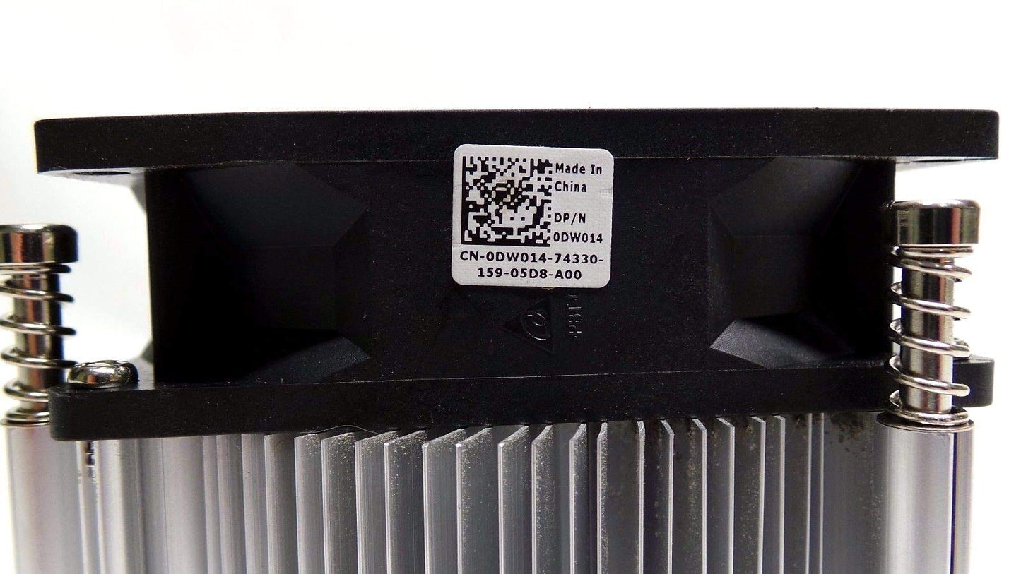 CPU Cooling Fan with Heatsink fits Dell Optiplex 790 990 7010 9010(SFF) Dell Precision T1600,T1650,T1700 DW014 9XJXY D0W1H 0DW014 09XJXY 0D0W1H