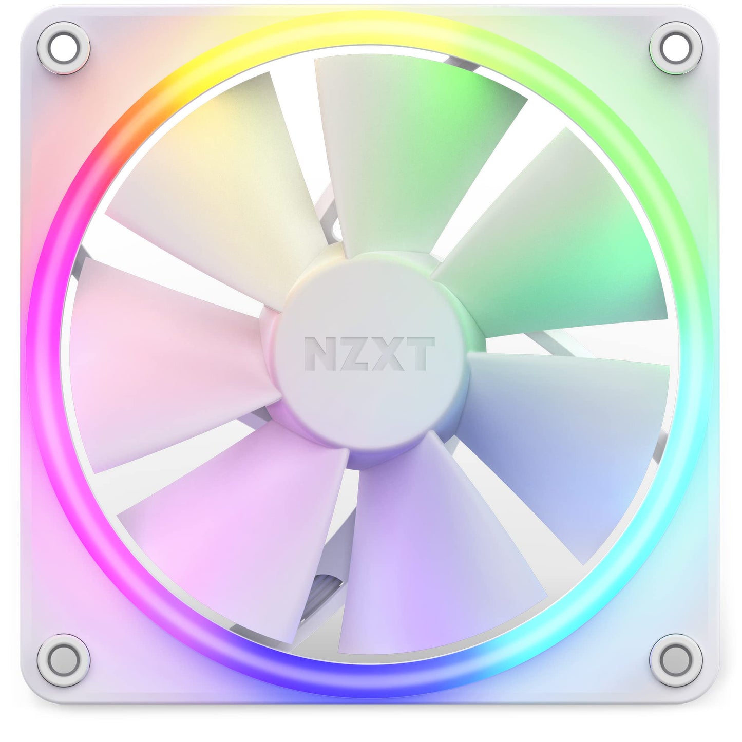 NZXT AER F120 RGB White - High Performance Airflow Fans - Single
