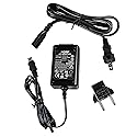 HQRP Replacement AC Adapter/Charger Compatible with Sony Mavica MVC-FD85, MVC-FD87, MVC-FD90, MVC-FD95, MVC-FD97 Digital Camera with USA Cord & Euro