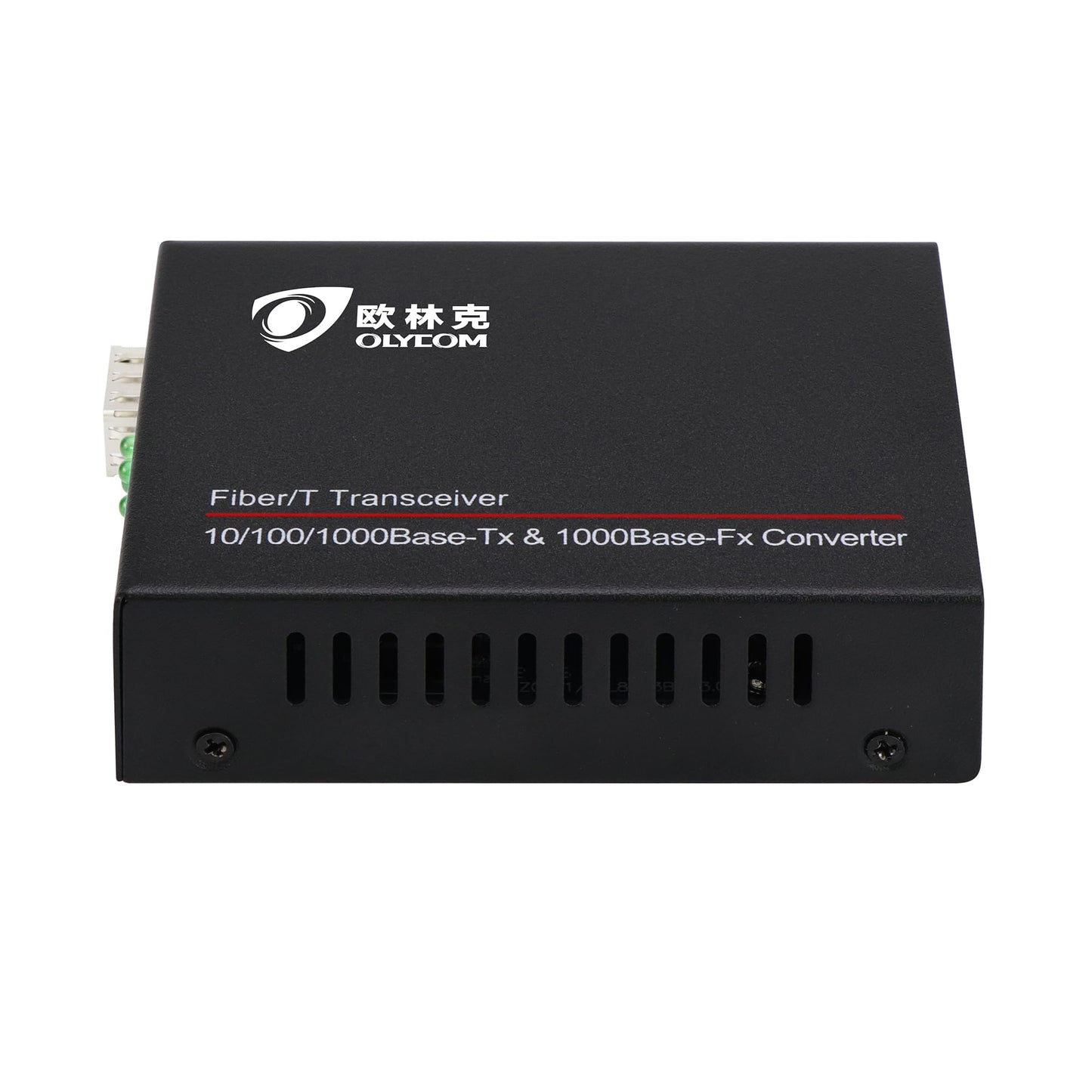 OLYCOM 10/100/1000Mb/s Fiber Optic Ethernet Transciver Gigabit Optical Converter Multimode Duplex SC to RJ45 (MM, 500m, SC)