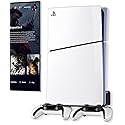 ANSHAWTIY PS5 Wall Mount Aluminum Alloy Compatible with All PS5 Generations Holds Two Controllers Unimpeded Heat Dissipation Ps5 Accessories Universal