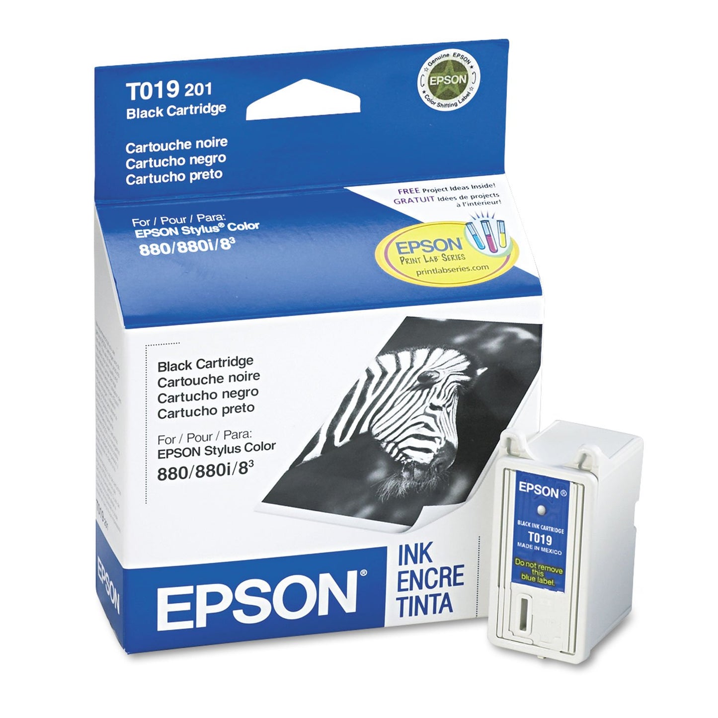 Epson T019201 Black Ink Cartridge for Epson Stylus Color 880/880i/83