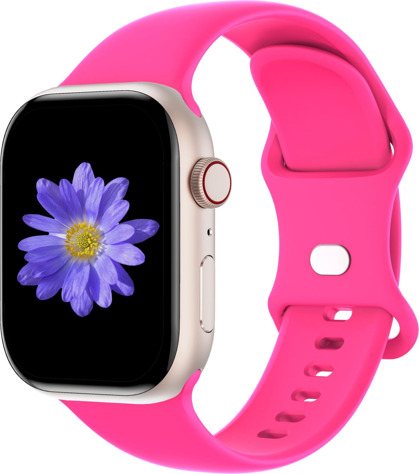 Cindgress Sport Band Compatible with Apple Watch 41mm 38mm 40mm 42mm for Women Men, Soft Silicone Strap for iWatch Wristband Series Ultra SE 11 10 9 8