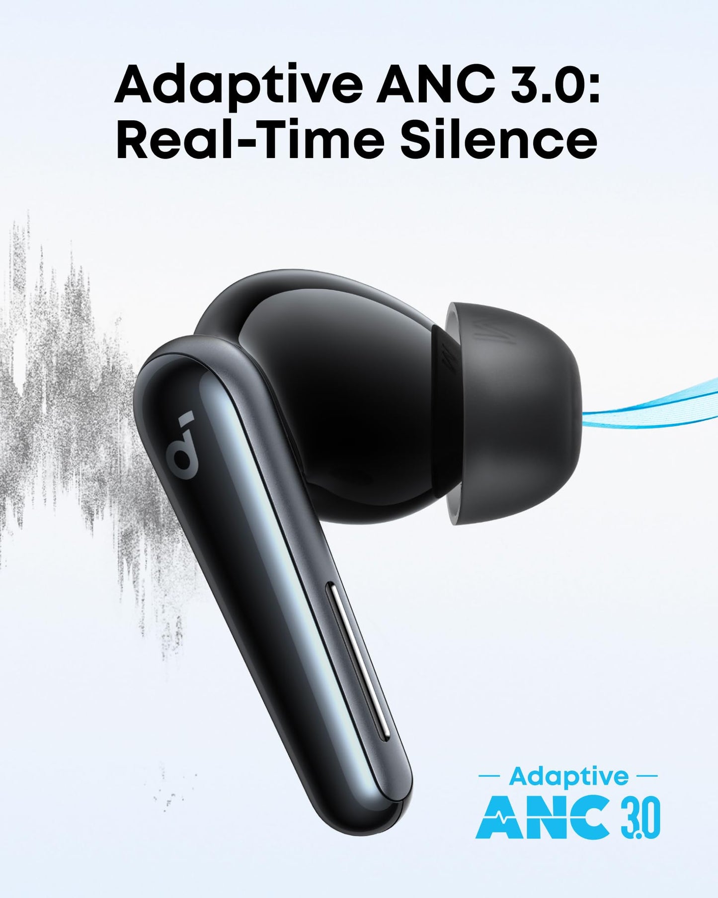 Soundcore Liberty 5 by Anker, Noise-Cancelling Wireless Earbuds, 2X Stronger Voice Reduction, Real-Time Adaptive Noise Cancellation, Fast Charging