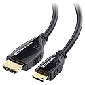 Cable Matters High-Speed Long 4K Mini HDMI to HDMI Cable - 25ft, HDMI2.0 Ready for Tablets, Nikon, Sony, Canon DSLR, Raspberry Pi Zero