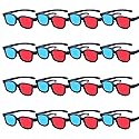 Red-Blue 3D Glasses, 3D Viewing Glasses For Viewing 3D Movies/Games And Pictures In Red-Blue Formats, Compatible With Ordinary Computer