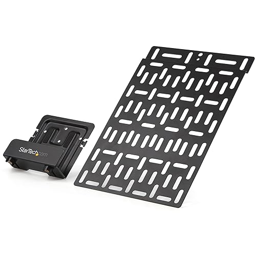 StarTech.com Universal TV Accessory Mount - Adjustable TV & Wall Mount Bracket - Media Players/Router/Modem/AV Switches & Extenders/Apple TV - Hidden
