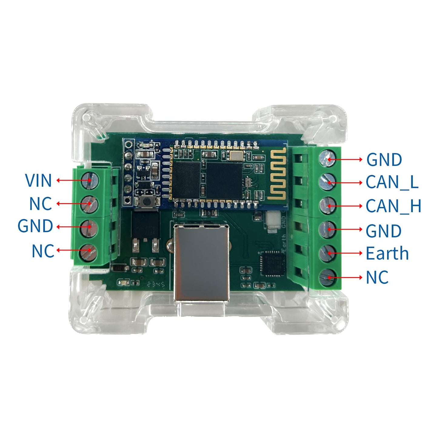 DSD TECH SH-C20A CAN to Bluetooth 2.0 SPP Adapter