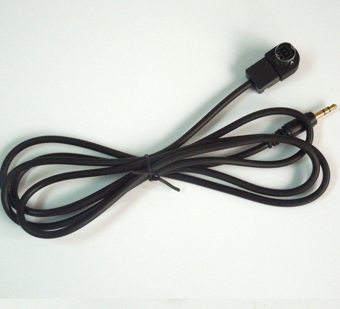 colorparts2016 Car CD Player Aux Cable 1.5 m Input Adapter Compatible with Alpine KCA-121B AI-Net CD CDA9857 CDA9886 CDA9807 CDA9805 CDA7893 IVA-D900