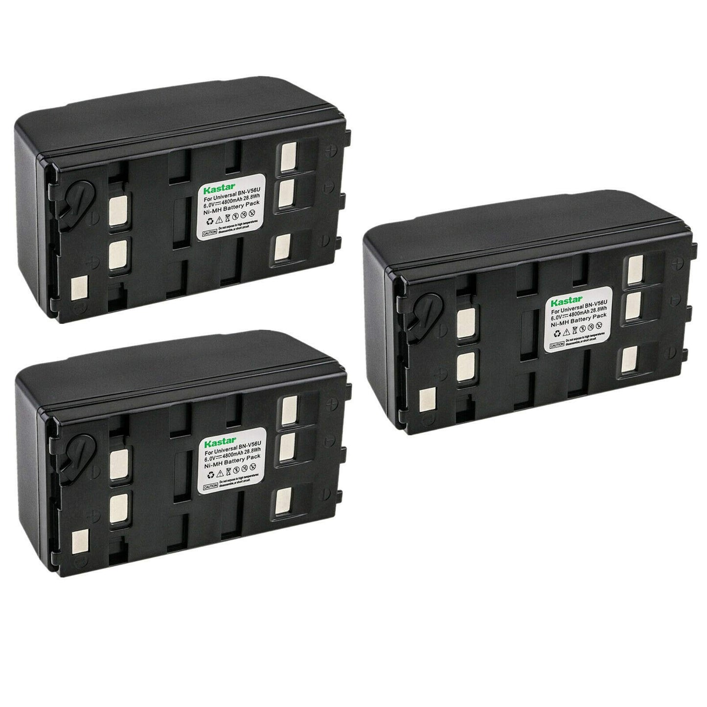 Kastar 3-Pack Ni-MH Battery 6V 4800mAh Compatible with Duracel DR10 DR10AA Battery, Duracel DR11 PC-DR11 DR11AA CPI-IRIS 2 ISAP HH750 ISI Vision III