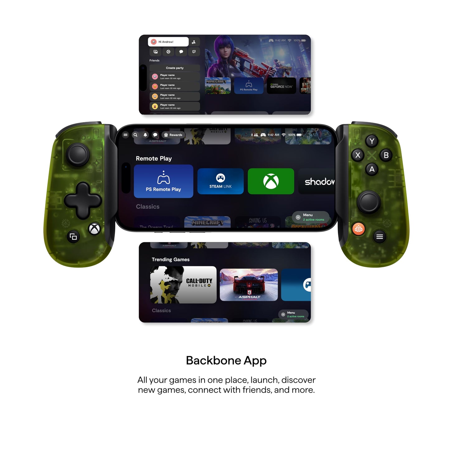 Backbone One Mobile Gaming Controller Xbox Edition - USB-C Phone Controller for iPhone 15/16/17 & Android, Play with Xbox Game Pass Ultimate (1-Month