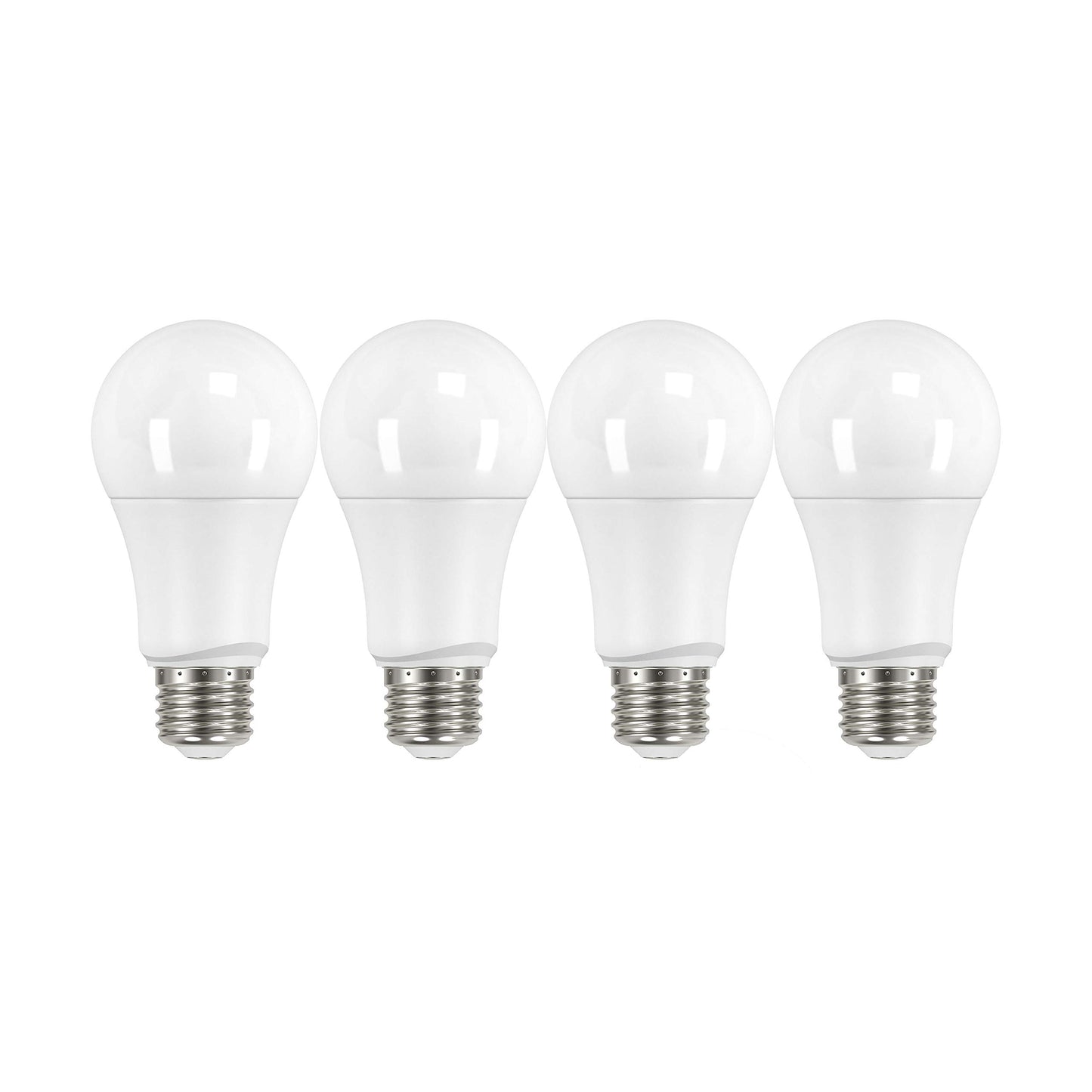 Satco S29558, A19 LED Light Bulbs, 60W Replacement, 4000K, 4-Pack, LED Lamp
