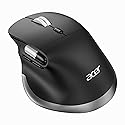 acer Ergonomic Mouse Wireless Rechargeable with Side Scroll (BT5.2+2.4GHz), Bluetooth Computer Mouse for Laptop, Medium to Large Sized Hands, Office